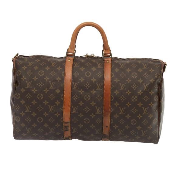 LOUIS VUITTON Monogram Keepall Bandouliere 50 Boston Bag M41416 - Picture 13 of 16